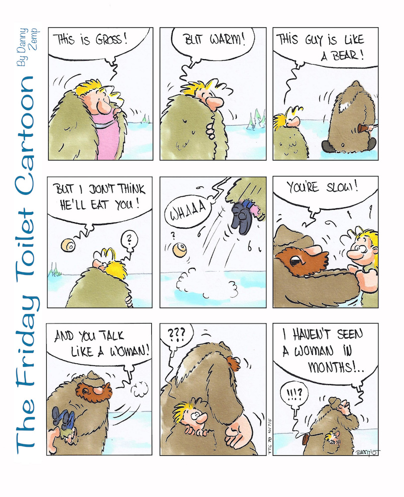 The Friday Toilet Cartoons, pages 69 to 72
