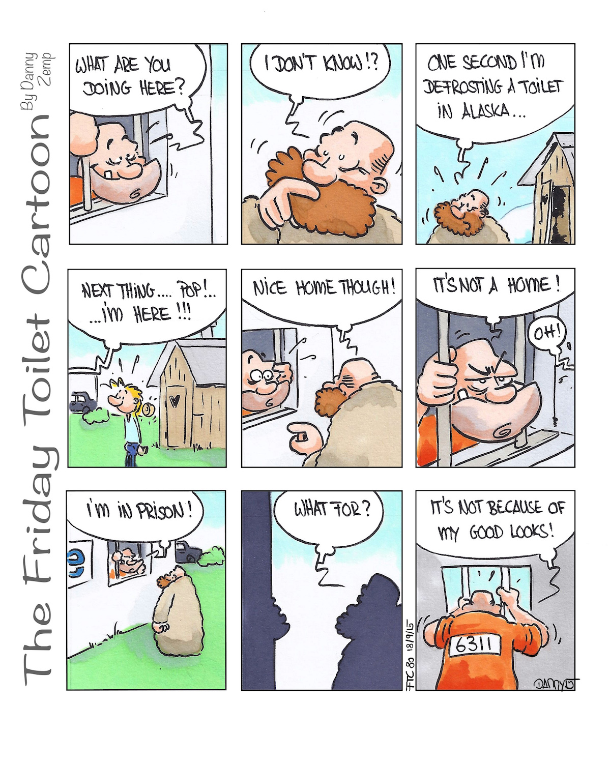 Danny Zemp The Friday Toilet Cartoons, page 77 to 80 - Danny Zemp